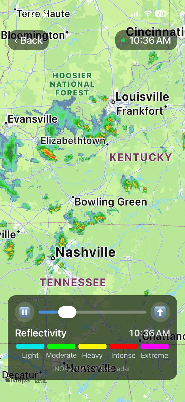Exodus live precipitation radar reflectivity map